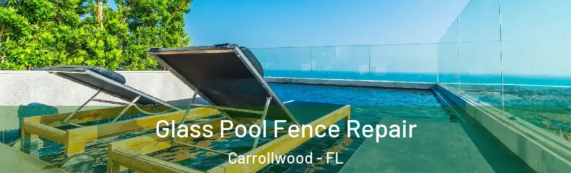 Glass Pool Fence Repair Carrollwood - FL